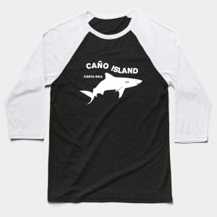 Shark Diving Caño Island - Costa Rica Baseball T-Shirt